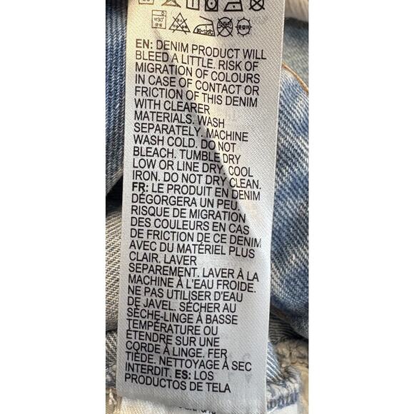 Billabong Womens Sz 27 Jean Shorts Distressed High Waist How Bout‎ That 27x5 NWT - Picture 10 of 11